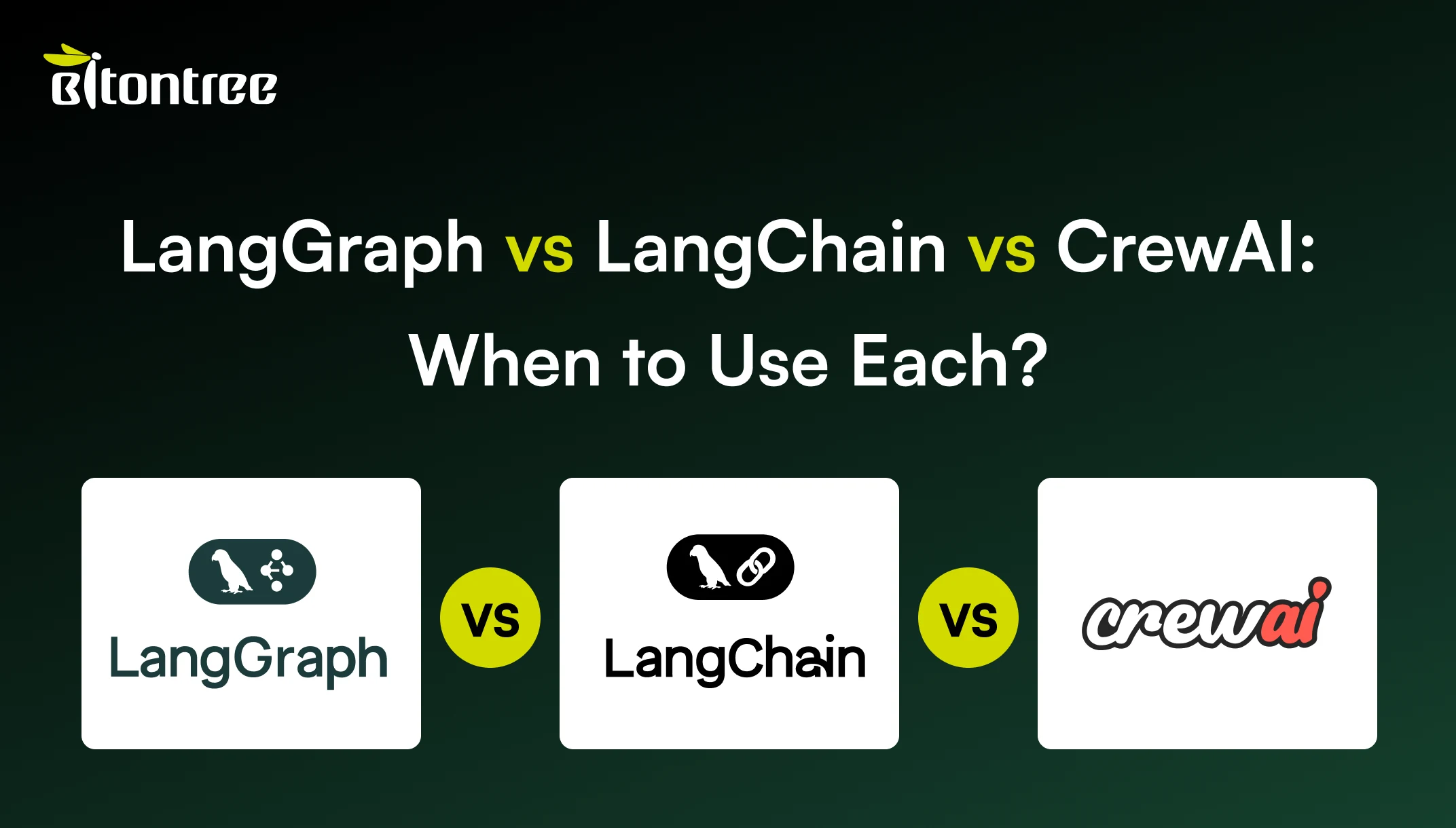 LangGraph vs LangChain vs CrewAI